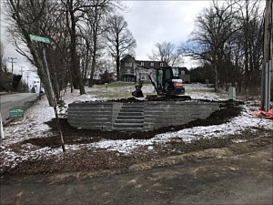 Wilkinsburg Lower Retaining Wall - Steps